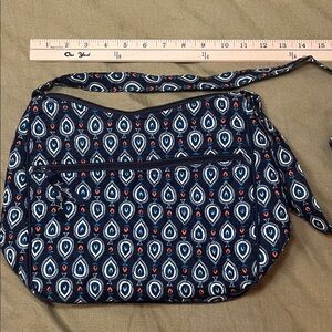 Vera Bradley Stylish Blue Patterned Women's Bag